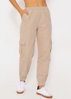 Hose Mit Aufgesetzten Taschen - Beige -Sassyclassy SassyClassy hose mit aufgesetzten taschen beige S3211H6701 6