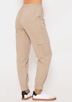 Hose Mit Aufgesetzten Taschen - Beige -Sassyclassy SassyClassy hose mit aufgesetzten taschen beige S3211H6701 7