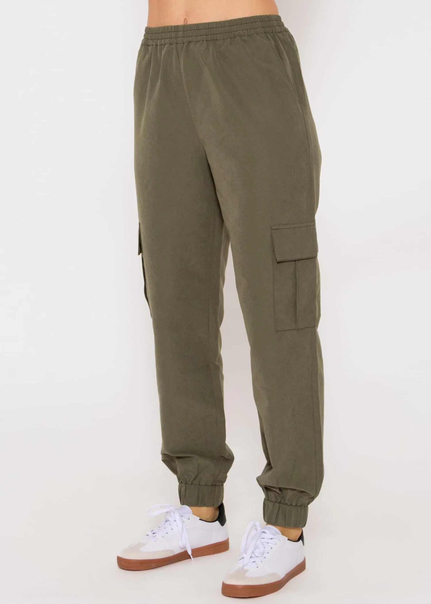 Hose Mit Aufgesetzten Taschen - Khaki 8 Hose Mit Aufgesetzten Taschen - Khaki – Bild 6