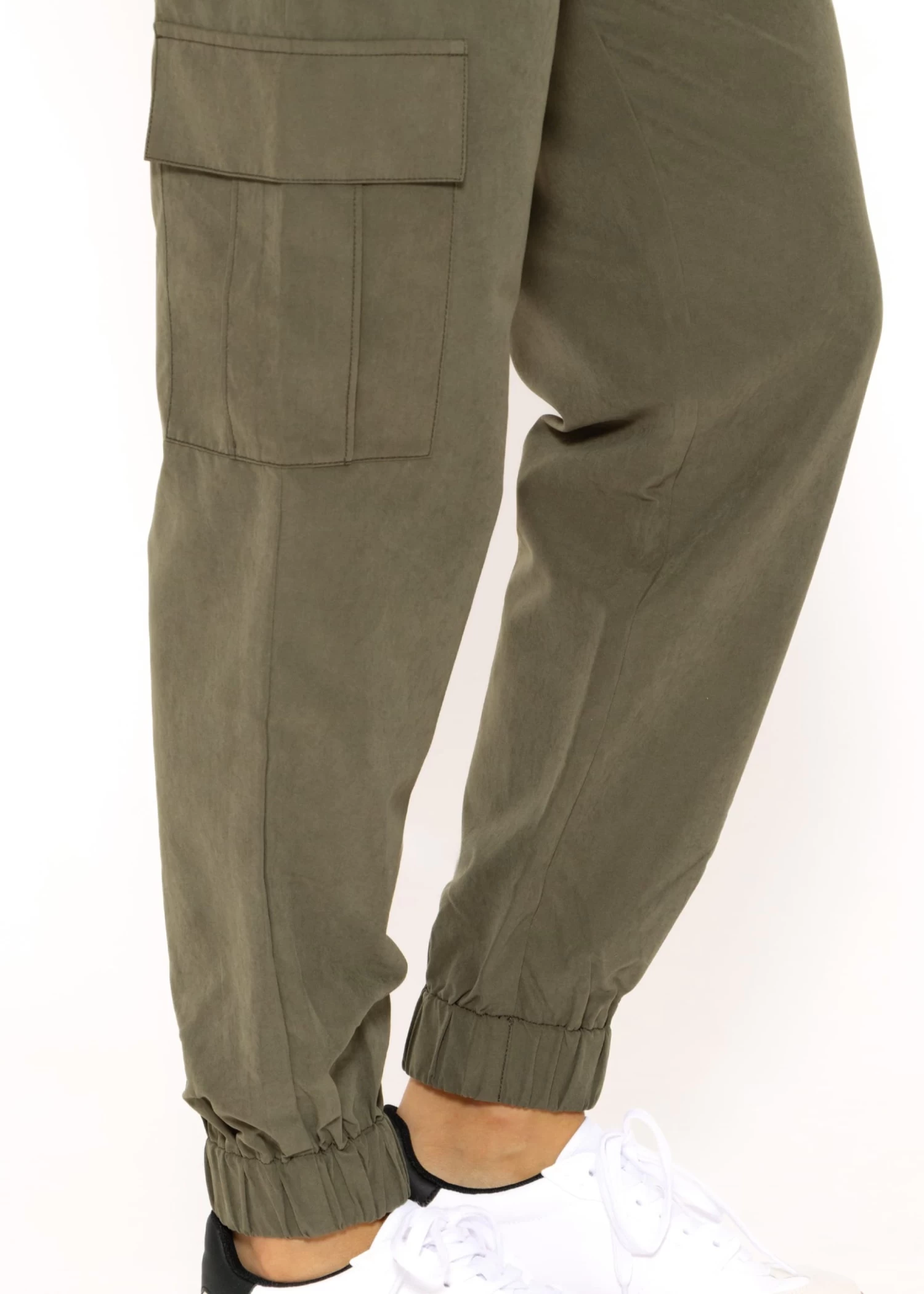 Hose Mit Aufgesetzten Taschen - Khaki 10 Hose Mit Aufgesetzten Taschen - Khaki – Bild 8
