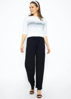 Hose Mit Crinkle-Effekt - Schwarz 19 Hose Mit Crinkle-Effekt - Schwarz -Sassyclassy SassyClassy hose mit crinkle effekt schwarz S3210H6587 1