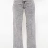Jeans Mit Weitem Bein - Grau 1 Jeans Mit Weitem Bein - Grau -Sassyclassy SassyClassy jeans mit weitem bein hellgrau S4203D6911 5