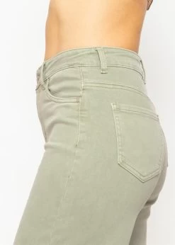 Jeans Mit Weitem Bein - Pastellgrün -Sassyclassy SassyClassy jeans mit weitem bein pastellgrun S4203D6912 1