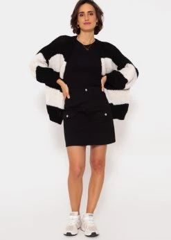 Jeans Rock Mit Taschen, Schwarz -Sassyclassy SassyClassy jeans rock mit taschen schwarz S3201B5376 2