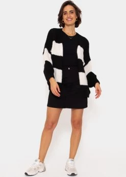 Jeans Rock Mit Taschen, Schwarz -Sassyclassy SassyClassy jeans rock mit taschen schwarz S3201B5376