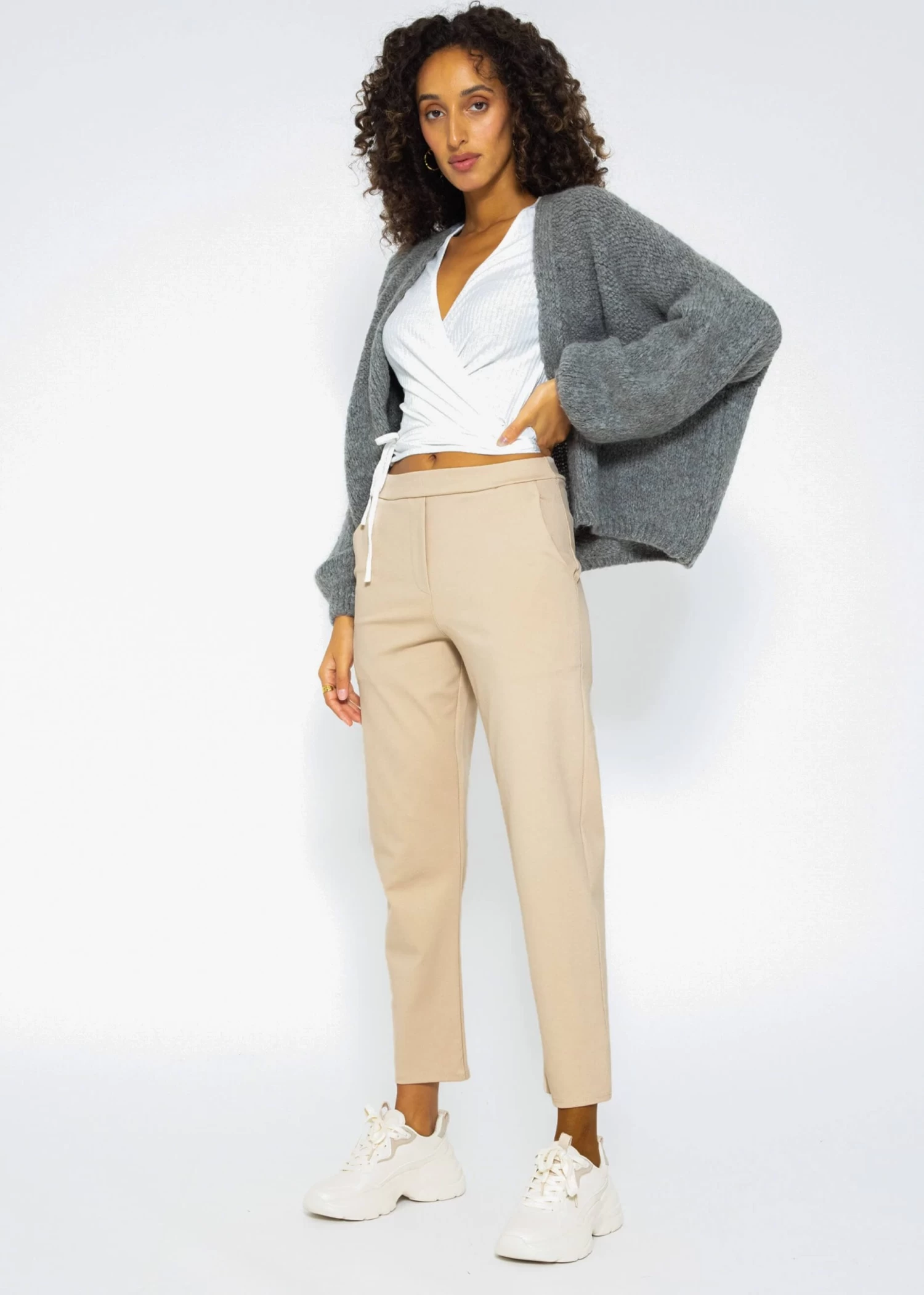 Jersey Chinos - Beige 8 Jersey Chinos - Beige – Bild 6