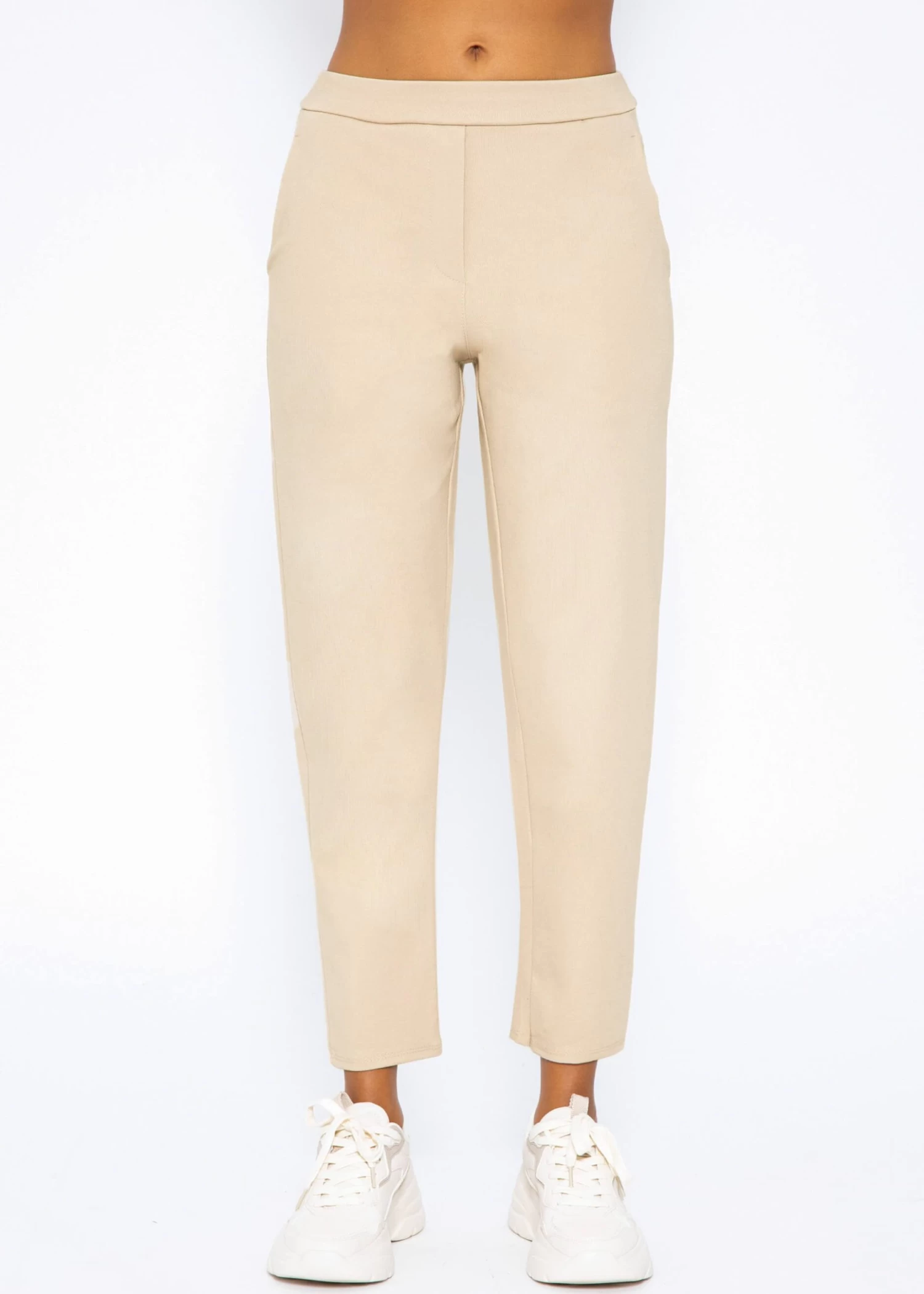 Jersey Chinos - Beige 3 Jersey Chinos - Beige
