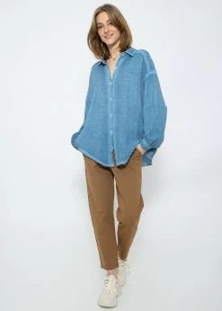 Jersey Chinos, Camel -Sassyclassy SassyClassy jersey chinos camel S3207B6049 1