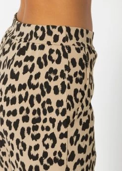 Jersey Chinos In Leo-Print - Beige 17 Jersey Chinos In Leo-Print - Beige -Sassyclassy SassyClassy jersey chinos in leo print hellbeige S4202H6802 1