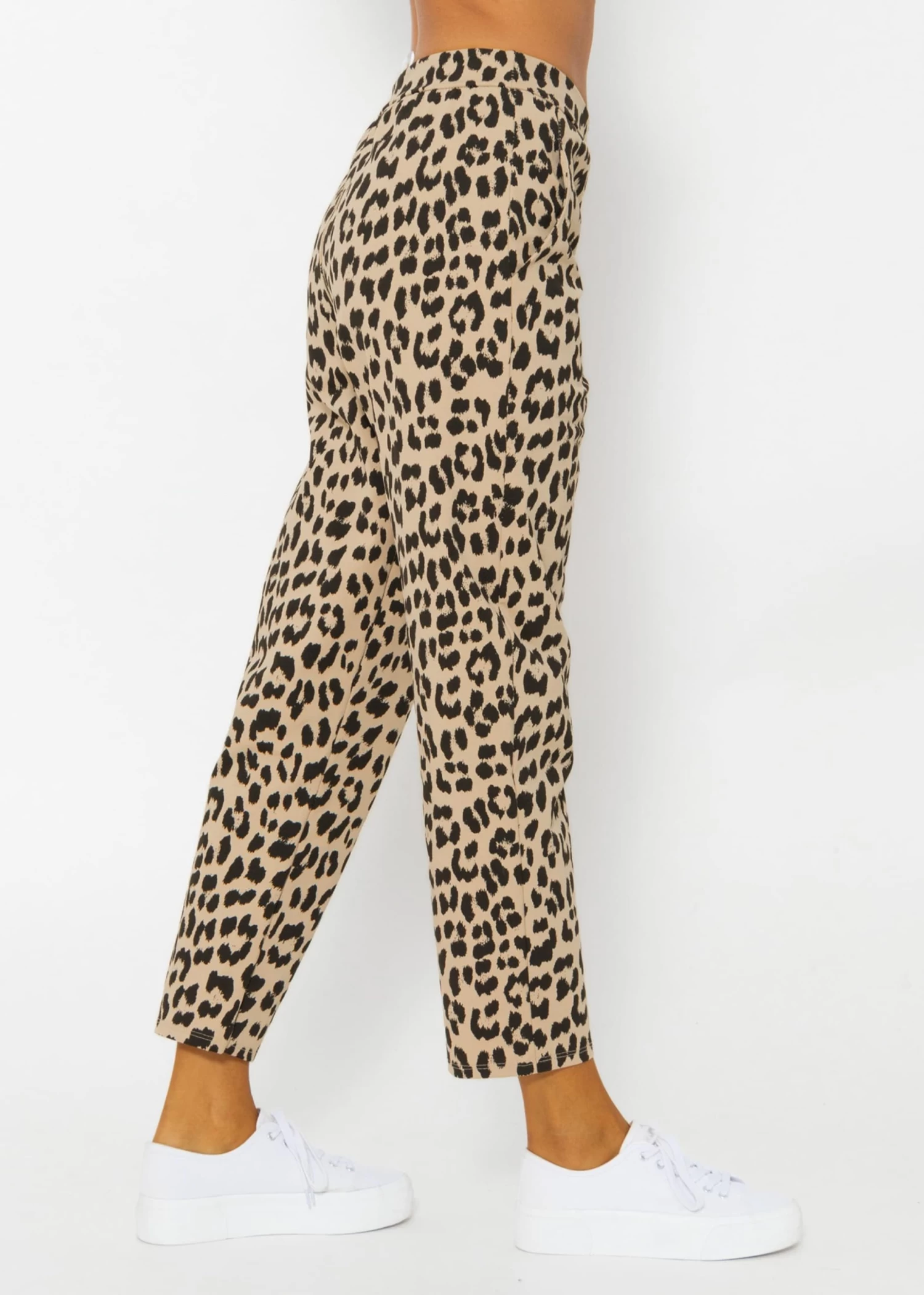 Jersey Chinos In Leo-Print - Beige 7 Jersey Chinos In Leo-Print - Beige – Bild 5