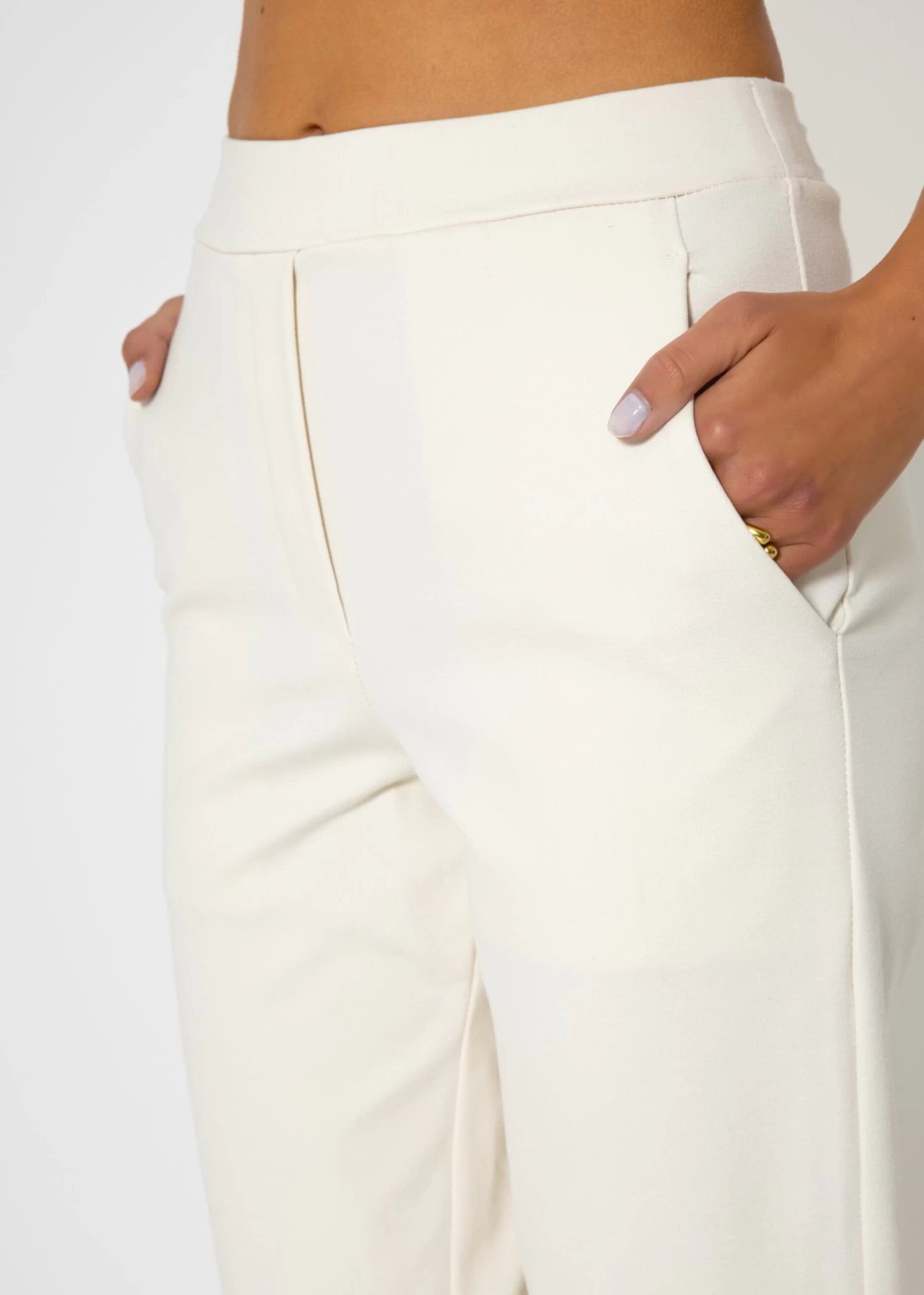 Jersey Chinos, Offwhite 10 Jersey Chinos, Offwhite – Bild 8