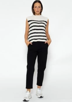 Jersey Chinos, Schwarz 13 Jersey Chinos, Schwarz -Sassyclassy SassyClassy jersey chinos schwarz S3207B6048 1