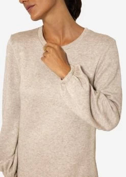 Super Soft Jerseykleid In Midilänge - Taupe -Sassyclassy SassyClassy kleid taupe S3209K6374 3HYtIIJvcfva3o