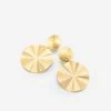Kreis Ohrringe Mit Struktur - Gold -Sassyclassy SassyClassy kreis ohrringe mit struktur gold S4202AO9029 1