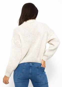 Kurze Strickjacke - Hellbeige -Sassyclassy SassyClassy kurze strickjacke hellbeige S3210C6596 6