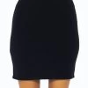 Kurzer Strickrock - Schwarz -Sassyclassy SassyClassy kurzer strickrock schwarz S3210R6577 6