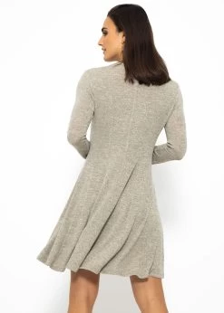 Langarm Jerseykleid - Beige -Sassyclassy SassyClassy langarm jerseykleid beige S3208K6193