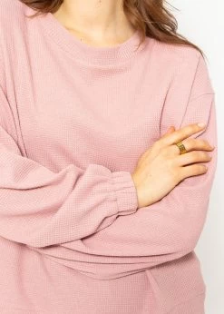 Langarmshirt In Waffelpiqué - Rosa -Sassyclassy SassyClassy langarmshirt in waffelpique rosa S3211W6690 6cLHGykWIt4Una