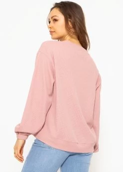 Langarmshirt In Waffelpiqué - Rosa -Sassyclassy SassyClassy langarmshirt in waffelpique rosa S3211W6690 76xLXJTr0fPRqg