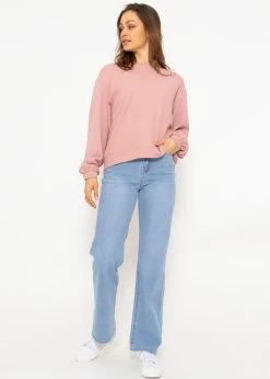 Langarmshirt In Waffelpiqué - Rosa -Sassyclassy SassyClassy langarmshirt in waffelpique rosa S3211W66902BZZj2mLbkLHW