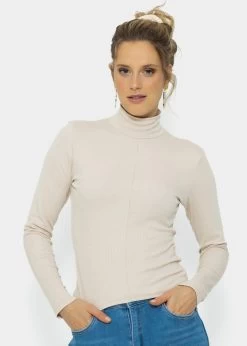 Langarmshirt Mit Rollkragen - Beige 14 Langarmshirt Mit Rollkragen - Beige -Sassyclassy SassyClassy langarmshirt mit rollkrage beige S3212G6748 5uuhGBr3DzA312