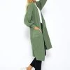 Langer Super Soft Cardigan Mit Taschen - Grün 1 Langer Super Soft Cardigan Mit Taschen - Grün -Sassyclassy SassyClassy langer super soft cardigan mit taschen grun S3208C6248 5