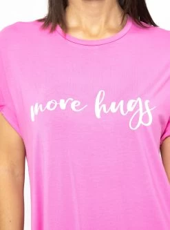 Langes Pyjamashirt Mit Print - Pink -Sassyclassy SassyClassy langes pyjamashirt mit print pink S3209NN6481 2