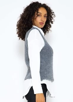 Lässiger Strick Pullunder - Dunkelgrau 14 Lässiger Strick Pullunder - Dunkelgrau -Sassyclassy SassyClassy lassiger strick pullunder dunkelgrau S3209P6392 4