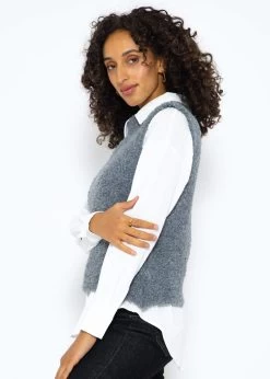 Lässiger Strick Pullunder - Dunkelgrau 15 Lässiger Strick Pullunder - Dunkelgrau -Sassyclassy SassyClassy lassiger strick pullunder dunkelgrau S3209P6392 6