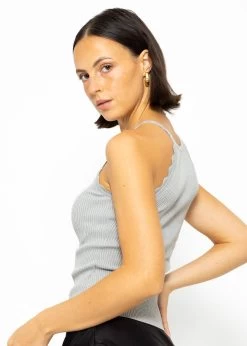 Lurex Stricktop - Silber -Sassyclassy SassyClassy lurex stricktop silber S3210T6564 3