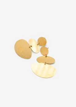 Mehrstufige Ohrstecker Mit Plättchen - Gold -Sassyclassy SassyClassy mehrstufige ohrstecker mit plattchen gold S4202OB9024 3