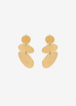 Mehrstufige Ohrstecker Mit Plättchen - Gold -Sassyclassy SassyClassy mehrstufige ohrstecker mit plattchen gold S4202OB9024 4