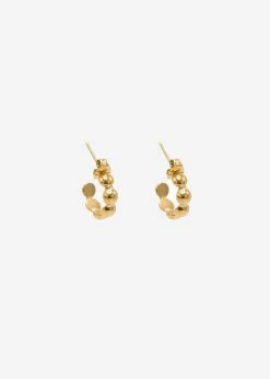 Mini Creolen Mit Struktur - Gold -Sassyclassy SassyClassy mini creolen mit struktur gold S4202AO9015 2