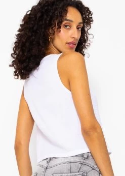 Musselin Anzugweste, Weiß -Sassyclassy SassyClassy musselin anzugsweste weiss S3207B6044 6