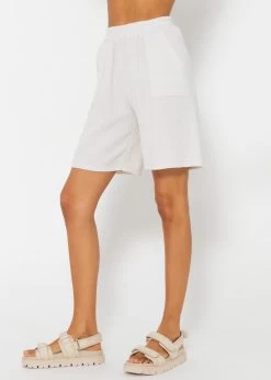 Musselin Bermuda-Shorts, Hellbeige -Sassyclassy SassyClassy musselin bermuda shorts hellbeige S2206B4846 6