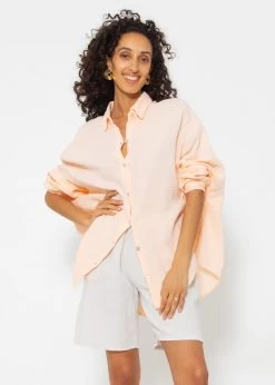 Musselin Bermuda-Shorts, Hellbeige -Sassyclassy SassyClassy musselin bermuda shorts hellbeige S2206B4846 7