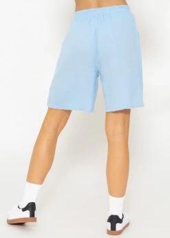 Musselin Bermuda-Shorts, Hellblau -Sassyclassy SassyClassy musselin bermuda shorts hellblau S3207S6103 6