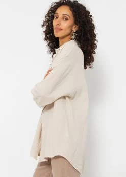 Musselin Bluse Im Regular Fit - Beige 13 Musselin Bluse Im Regular Fit - Beige -Sassyclassy SassyClassy musselin bluse im regular fit beige S3204B5876 1