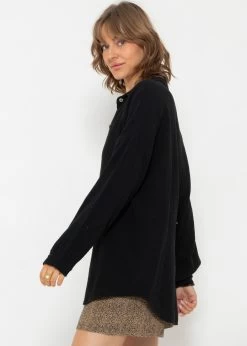 Musselin Bluse Im Regular Fit - Schwarz 13 Musselin Bluse Im Regular Fit - Schwarz -Sassyclassy SassyClassy musselin bluse im regular fit schwarz S3205B5943 2