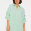 Musselin Bluse Oversize, Hellgrün -Sassyclassy SassyClassy musselin bluse oversize hellgrun S2206B4831 1