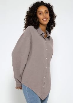 Musselin Bluse Oversize, Kurz, Taupe 19 Musselin Bluse Oversize, Kurz, Taupe -Sassyclassy SassyClassy musselin bluse oversize kurz taupe S1204B3894 3gMoyPL4LFHsI09e4iepq1vDEeJ
