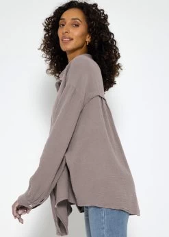 Musselin Bluse Oversize, Kurz, Taupe 17 Musselin Bluse Oversize, Kurz, Taupe -Sassyclassy SassyClassy musselin bluse oversize kurz taupe S1204B3894 756EwENXjQrZtYr4QqGn6Zw2R61