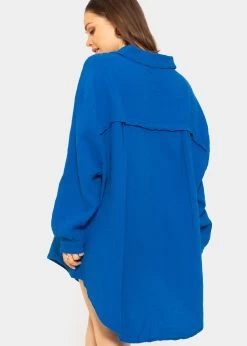 Musselin Bluse Oversize, Royalblau 16 Musselin Bluse Oversize, Royalblau -Sassyclassy SassyClassy musselin bluse oversize royalblau S1209B4281 62ELTUl6sd6tzu
