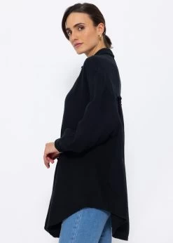 Musselin Bluse Oversize, Schwarz -Sassyclassy SassyClassy musselin bluse oversize schwarz S0209B3422 7