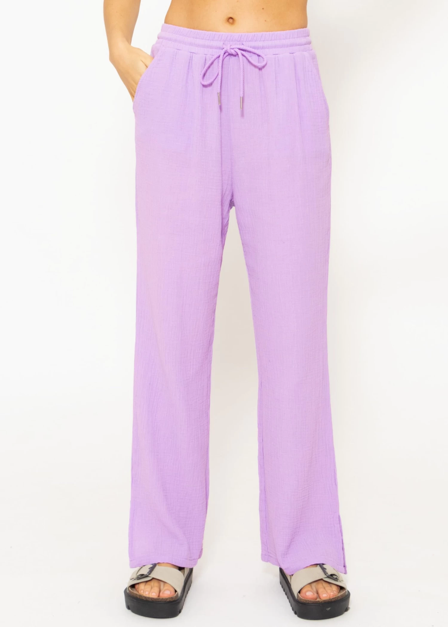 Musselin Pants, Flieder 3 Musselin Pants, Flieder
