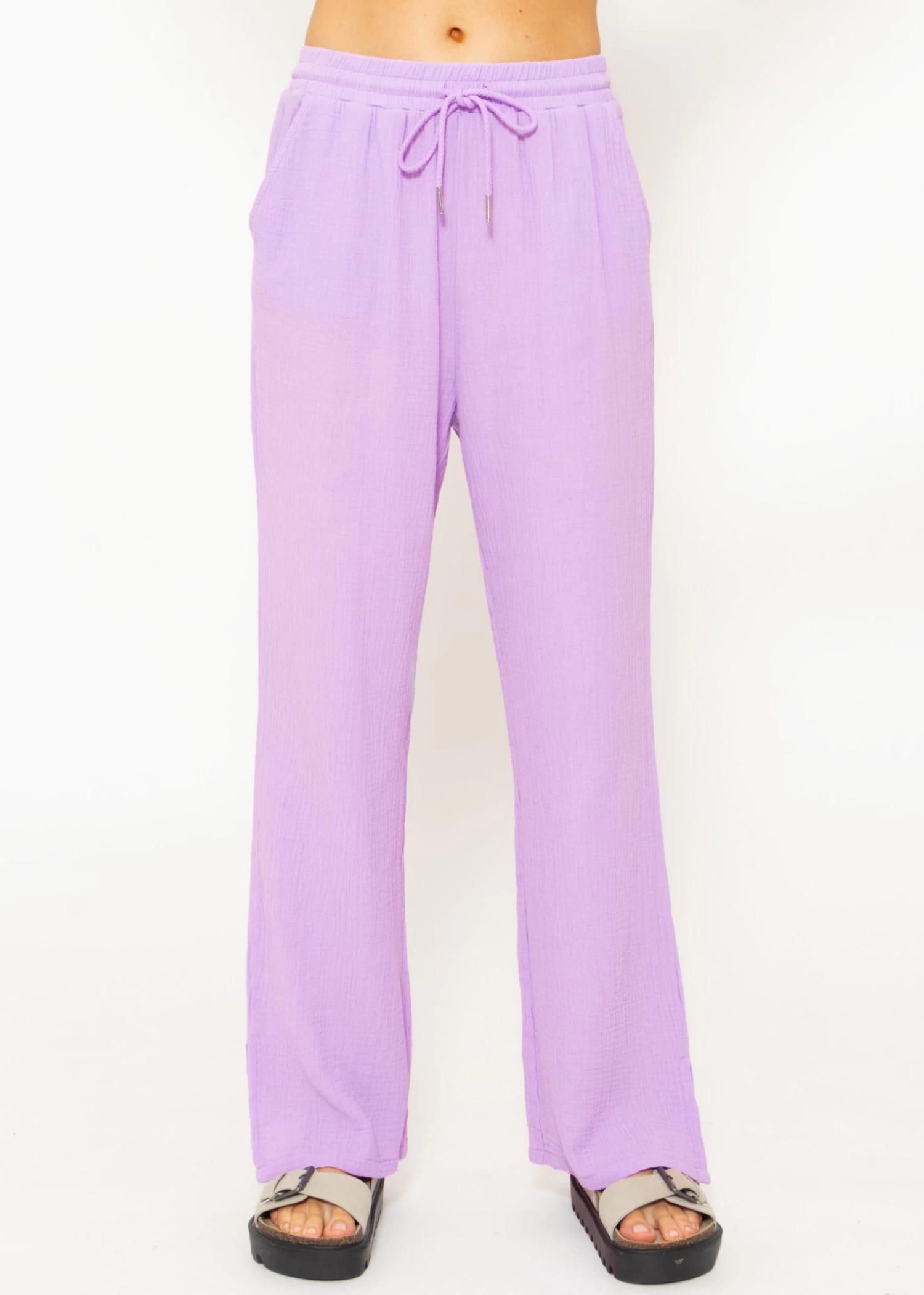 Musselin Pants, Flieder 7 Musselin Pants, Flieder – Bild 5