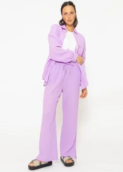Musselin Pants, Flieder 14 Musselin Pants, Flieder -Sassyclassy SassyClassy musselin pants flieder S3206B5950 4