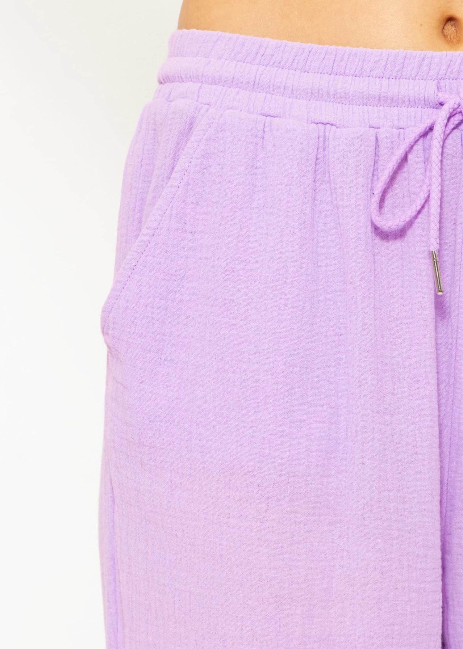 Musselin Pants, Flieder 10 Musselin Pants, Flieder – Bild 8