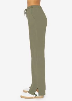 Musselin Pants, Khaki -Sassyclassy SassyClassy musselin pants khaki S2206B4844 1