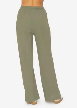 Musselin Pants, Khaki -Sassyclassy SassyClassy musselin pants khaki S2206B4844 2